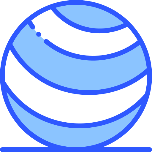 yoga-ball Vitaliy Gorbachev Blue icon