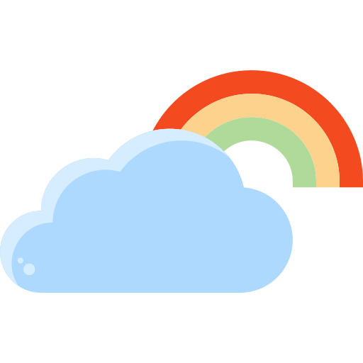 Rainbow Vitaliy Gorbachev Flat icon