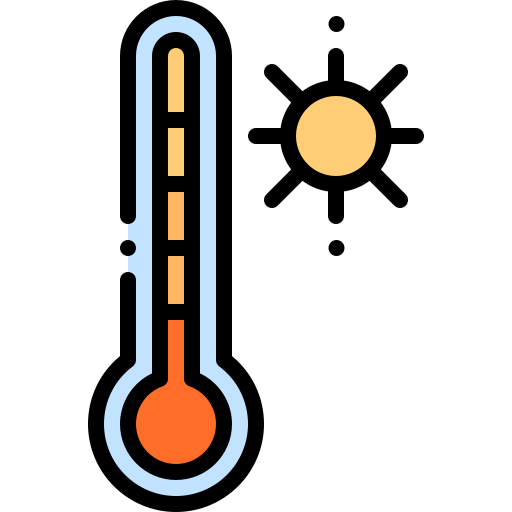 thermometer Vitaliy Gorbachev Lineal Color icoon
