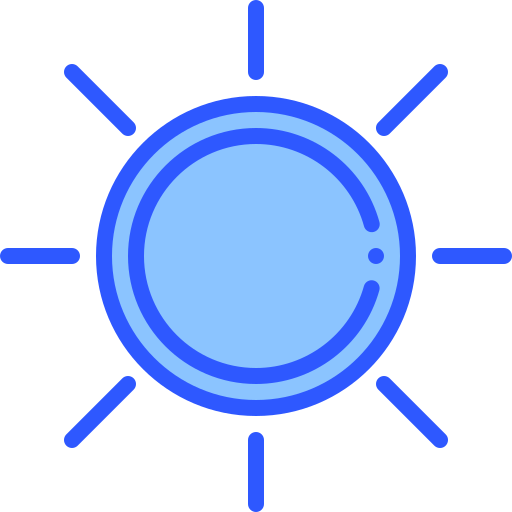 太陽 Vitaliy Gorbachev Blue icon