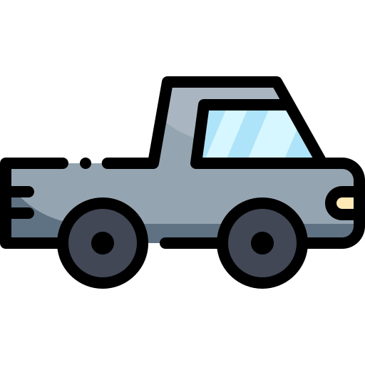 pick-up vrachtwagen Vitaliy Gorbachev Lineal Color icoon