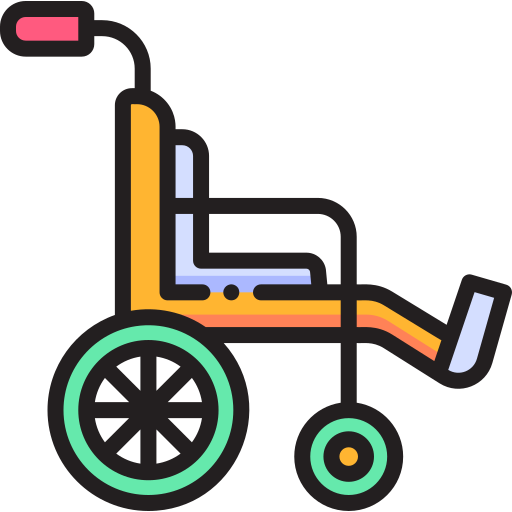 Wheelchair Vitaliy Gorbachev Lineal Color icon