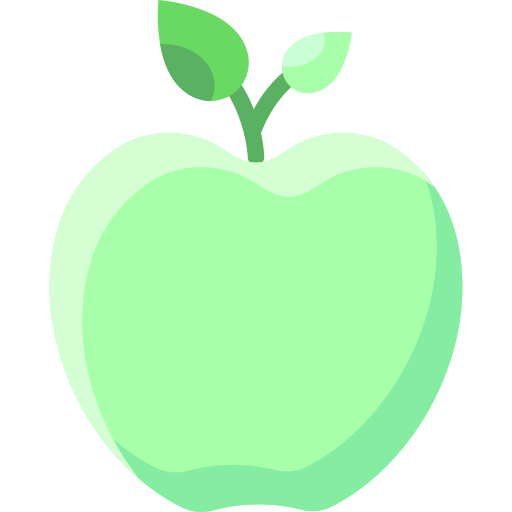 jabłko Vitaliy Gorbachev Flat ikona