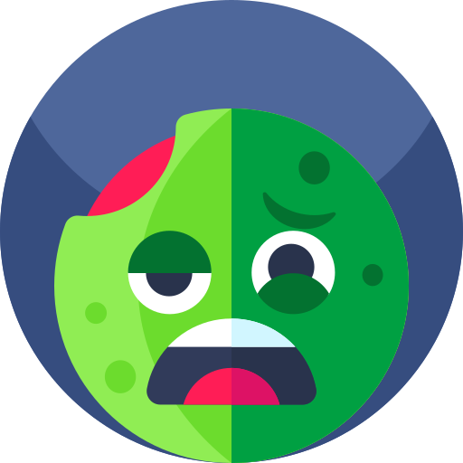 zombie Geometric Flat Circular Flat icoon