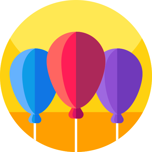 ballon Geometric Flat Circular Flat icon