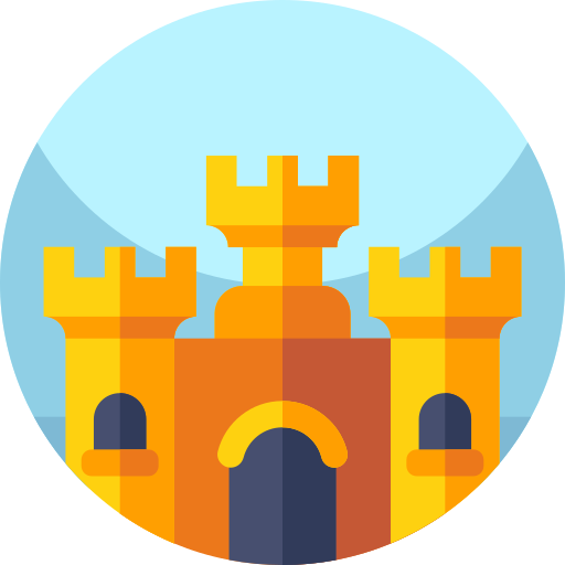 schloss Geometric Flat Circular Flat icon