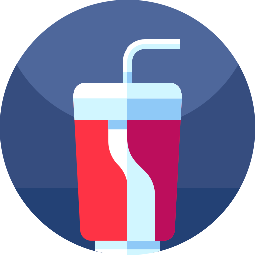 softdrink Geometric Flat Circular Flat icon