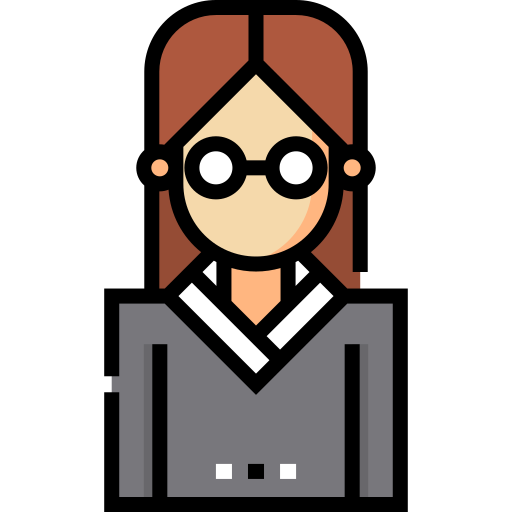 Mujer de negocios Detailed Straight Lineal color icono