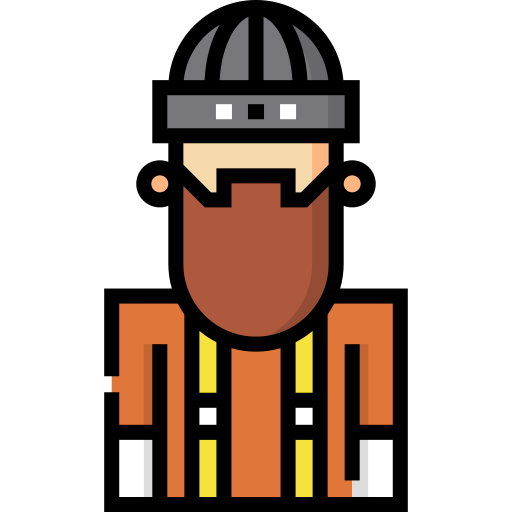 Lumberjack Detailed Straight Lineal color icon