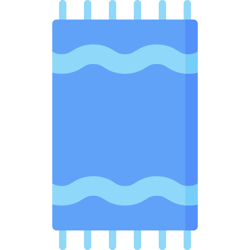 Beach towel Special Flat icon