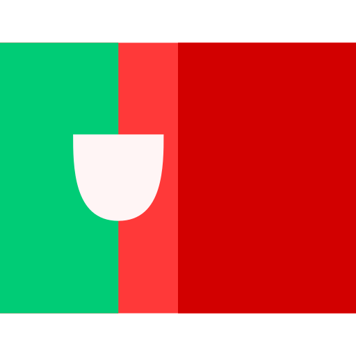 Portugal Basic Straight Flat icon