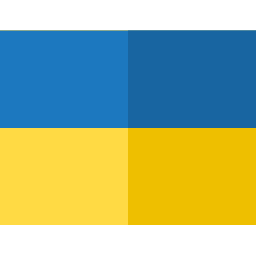 oekraïne Basic Straight Flat icoon