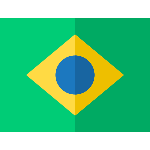Brasil Basic Straight Flat Ícone