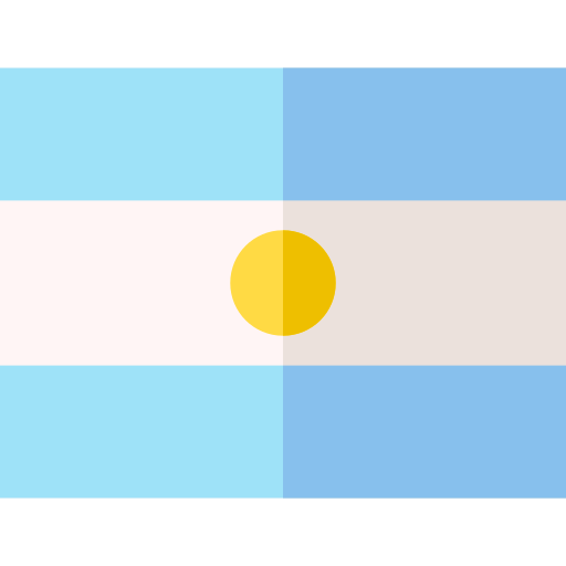 argentinië Basic Straight Flat icoon