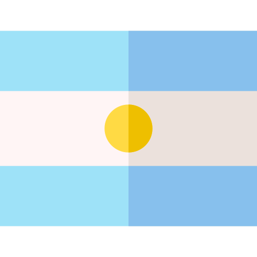 Argentina Basic Straight Flat icon