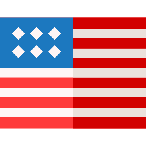 United states of america Basic Straight Flat icon