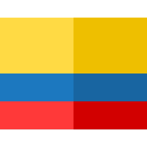 Colômbia Basic Straight Flat Ícone