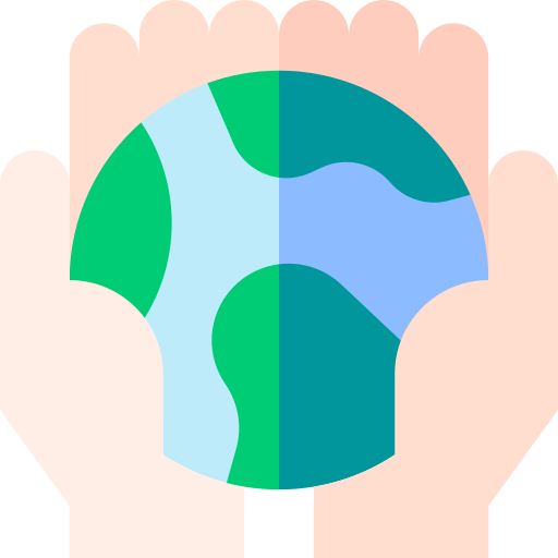 地球 Basic Straight Flat icon