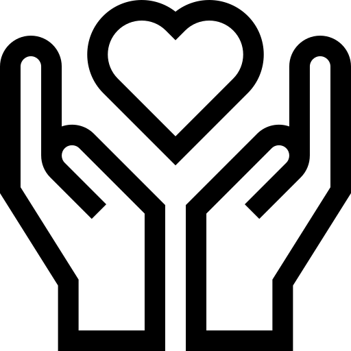 Coração Basic Straight Lineal Ícone