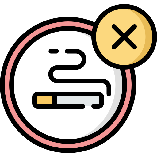 No fumar Special Lineal color icono