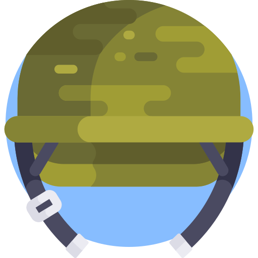 Casco Detailed Flat Circular Flat icono