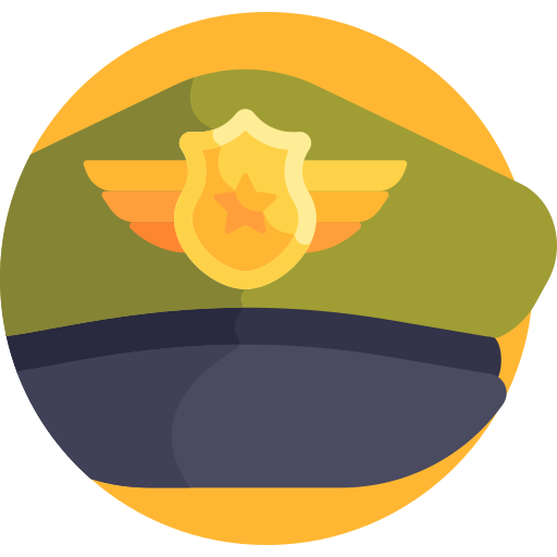 Gorra Detailed Flat Circular Flat icono