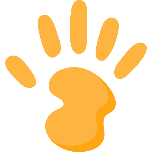 Hand print Special Flat icon