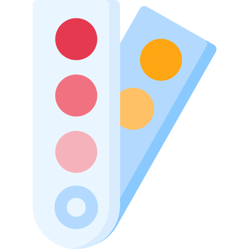 カラーパレット Special Flat icon
