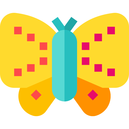 Mariposa Basic Straight Flat icono