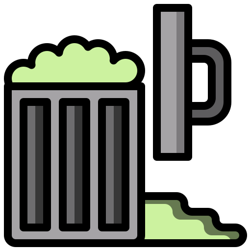 Trash Surang Lineal Color icon