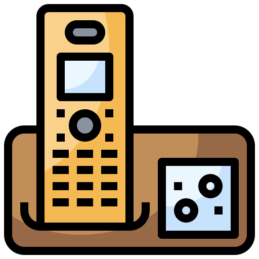 Telephone Surang Lineal Color icon