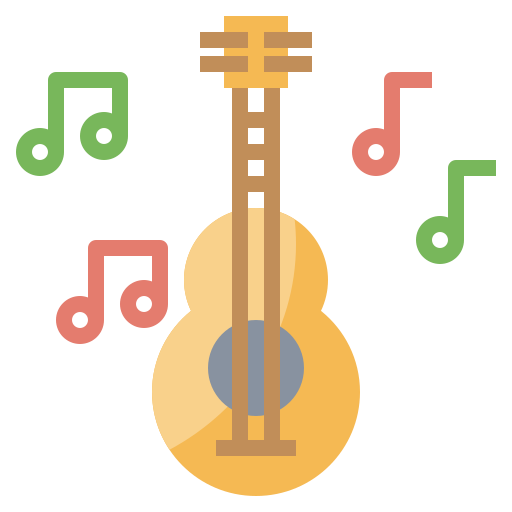 Ukelele Surang Flat icon