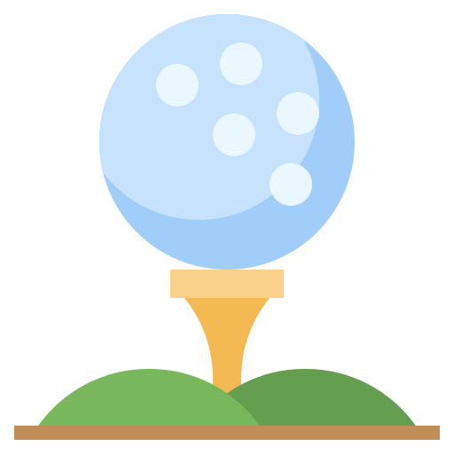 Golf ball Surang Flat icon