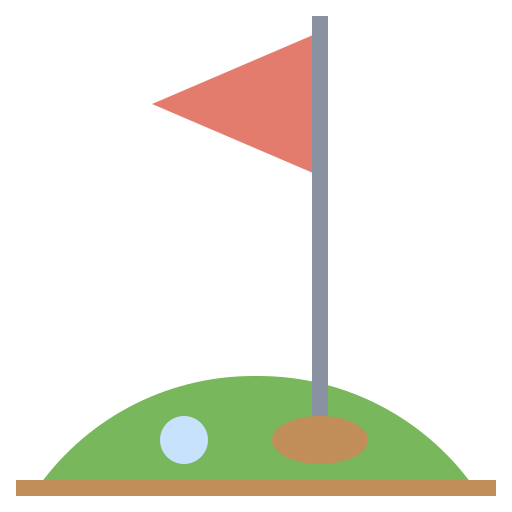 Golf hole Surang Flat icon