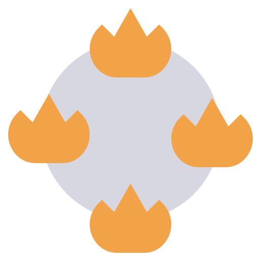 Flame Surang Flat icon