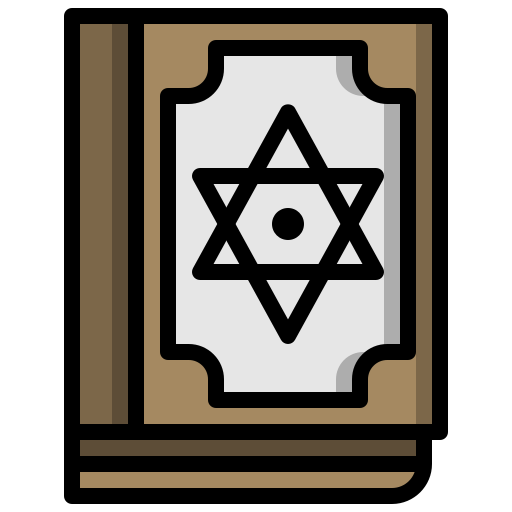 judaizm Surang Lineal Color ikona