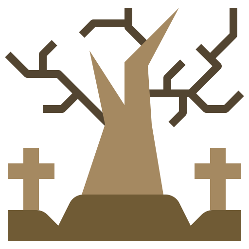 Cemetery Surang Flat icon