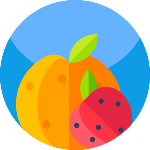 frutta Geometric Flat Circular Flat icona