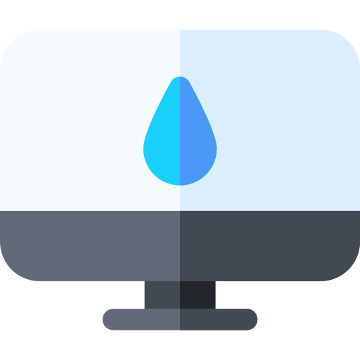 laptop Basic Rounded Flat icon