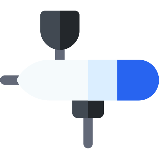 aérographe Basic Rounded Flat Icône