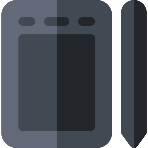tavoletta grafica Basic Rounded Flat icona