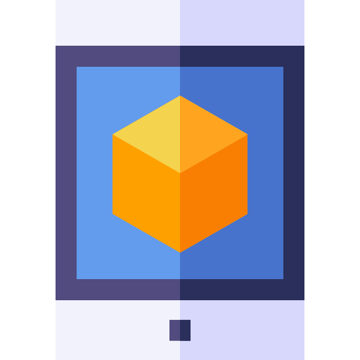 Cubo Basic Straight Flat icono