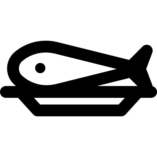 Рыба Basic Rounded Lineal иконка