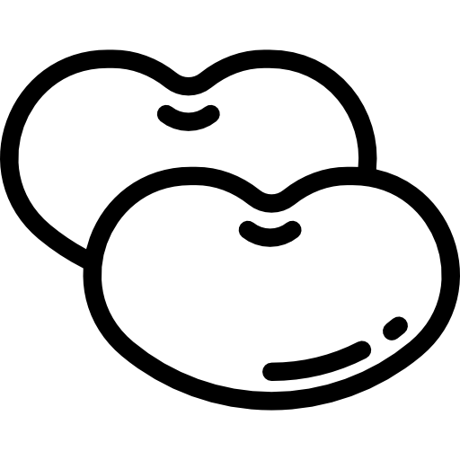 豆 Detailed Rounded Lineal icon