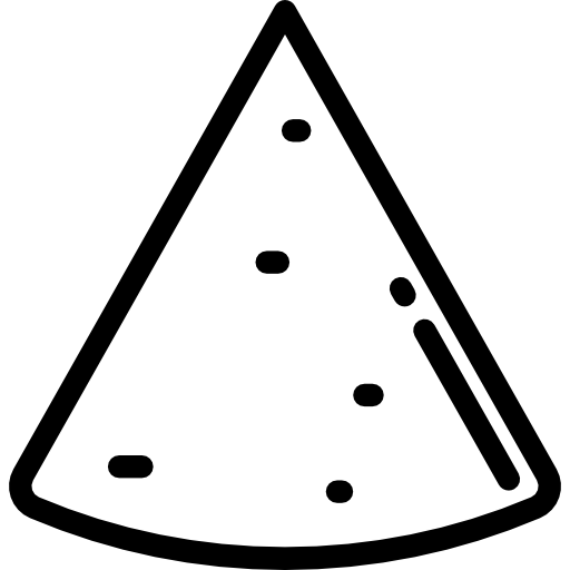 nachos Detailed Rounded Lineal icona