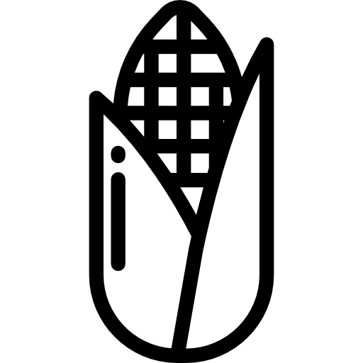kukurydza Detailed Rounded Lineal ikona