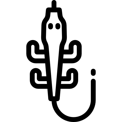 도마뱀 Detailed Rounded Lineal icon