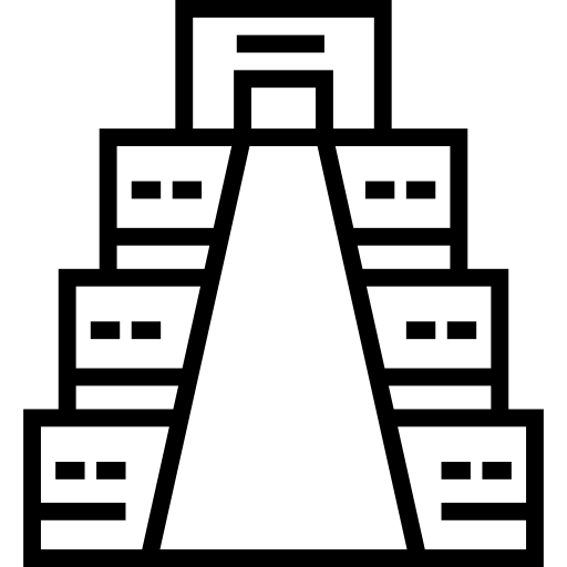 Чичен-Ица Detailed Straight Lineal иконка