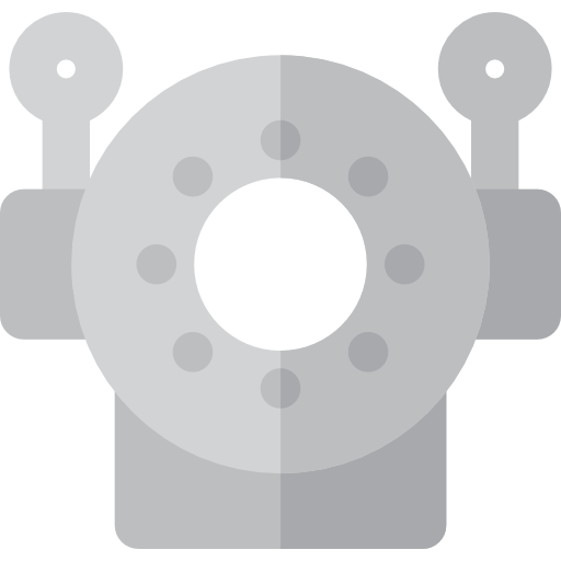 robot industriale Basic Rounded Flat icona