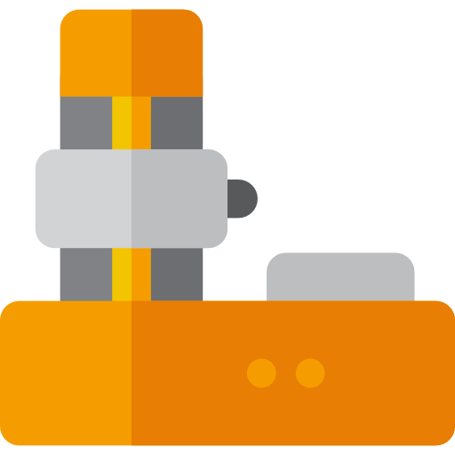 Industrial robot Basic Rounded Flat icon